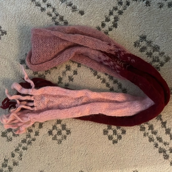 French thin wool scarf hand made - Picture 1 of 3